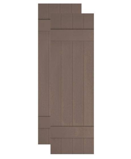14" Standard Closed Board & Batten Vinyl Shutters · Common Style