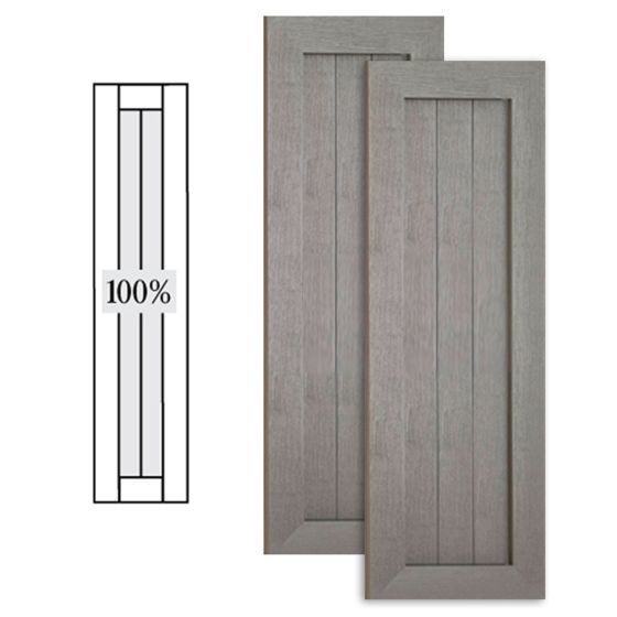 Custom Vinyl Country Style Shutters · No Mullion
